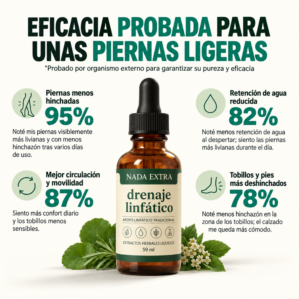 Gotas de Bienestar para Drenaje Linfático