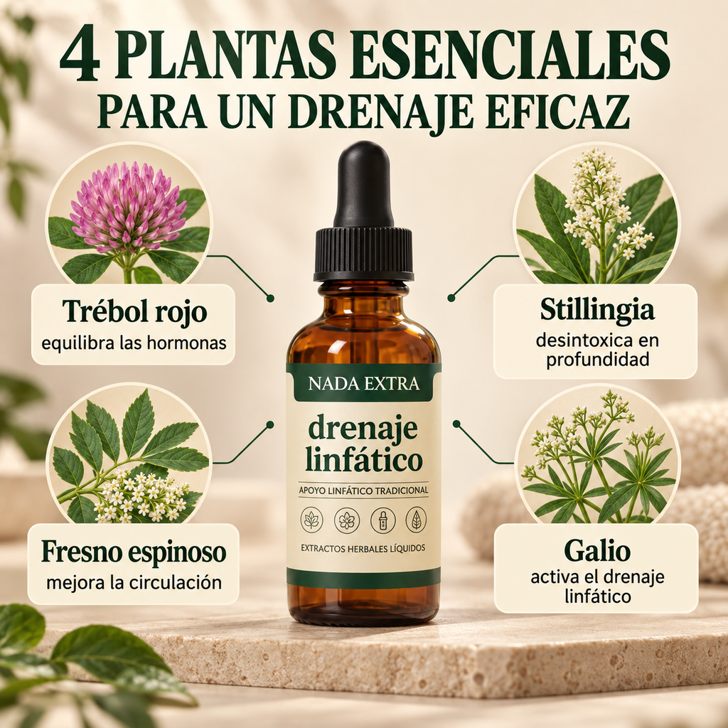 Gotas de Bienestar para Drenaje Linfático